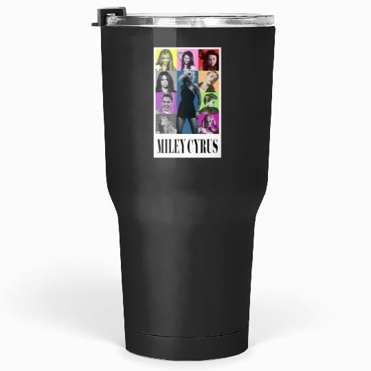 Miley Cyrus Eras Tour Shirt Flowers Tumblers 30 oz