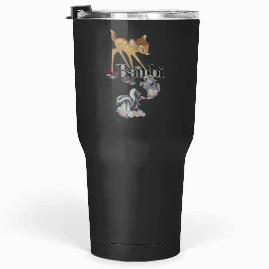 Disney Bambi Group Shot Title Logo Tumblers 30 oz