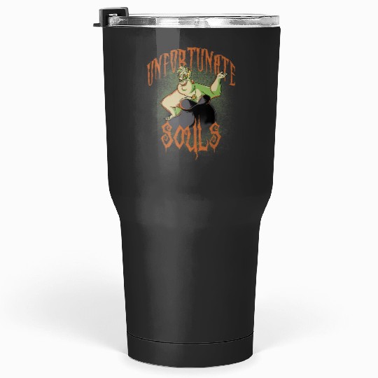 Disney Villains Halloween Ursula Unfortunate Souls Tumblers 30 oz