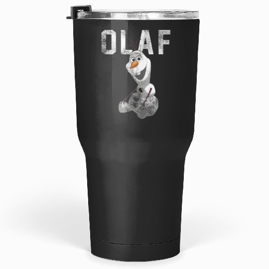 disney frozenss Cute Olaf Distressed Big Chest Portrait Tumblers 30 oz