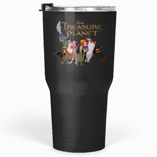 Disney Treasure Planet Logo and Characters Tank Top Tumblers 30 oz