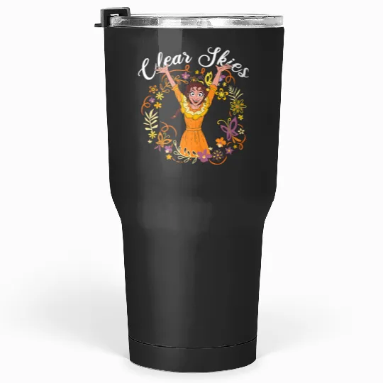 Disney Encanto Pepa Clear Skies Floral Tumblers 30 oz