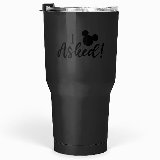 Disney Mickey Friends Wedding Mickey I Asked Tumblers 30 oz