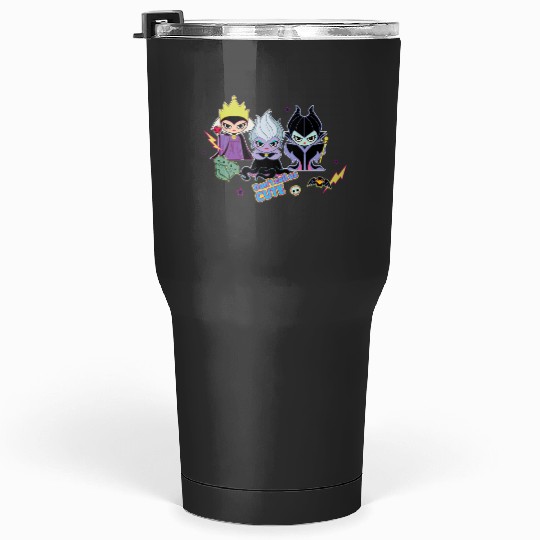 Disney Villains Chibi Dont Call Us Cute Tumblers 30 oz