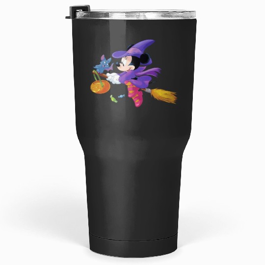 Discover Disney Halloween Minnie Mouse Flying Witch Tumblers 30 oz