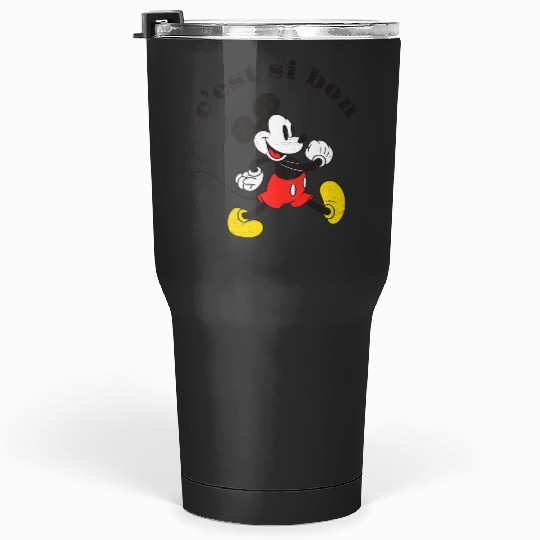 Discover Disney Mickey And Friends Chest Si Bon Mickey Retro Tumblers 30 oz