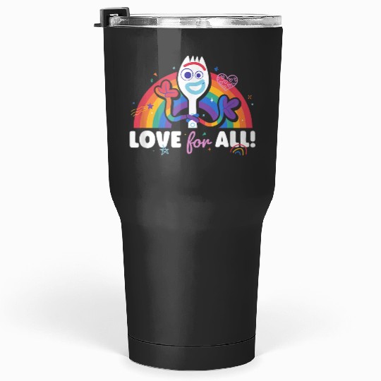 Discover Disney Pixarss Toy Story 4 Pride Rainbow Forky Love For All Tumblers 30 oz