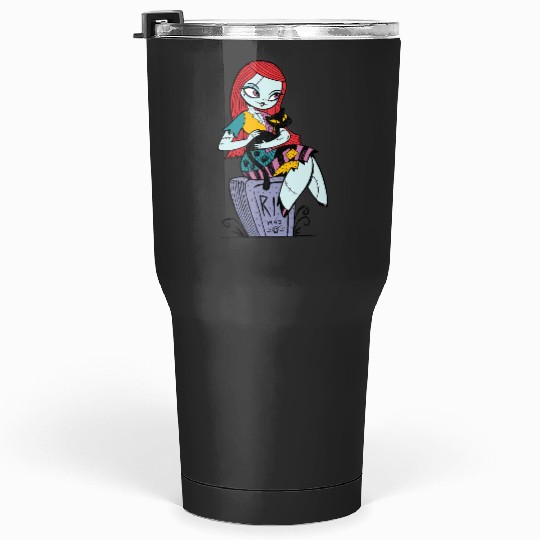Disney The Nightmare Before Christmas Sally and Cat Tumblers 30 oz