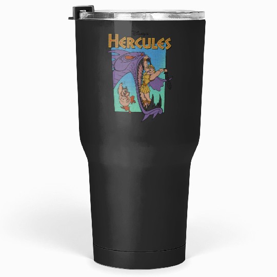 Discover Disney Herculess Hydra Battle Retro Movie Tumblers 30 oz