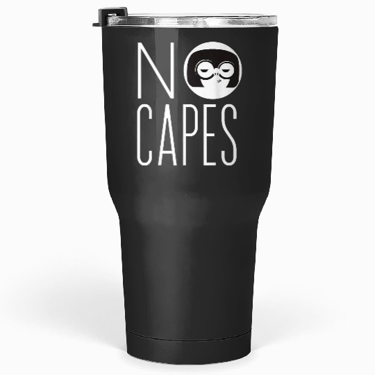 Disney Pixarss The Incredibles 2 Edna Mode No Capes Logo Tumblers 30 oz