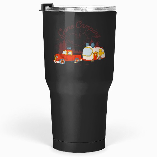 Discover Disney Mickey And Friends Gone Camping Retro Trailer Tumblers 30 oz