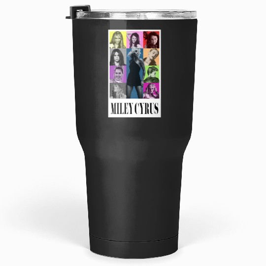 Miley Cyrus Eras Tour Shirt Flowers Tumblers 30 oz