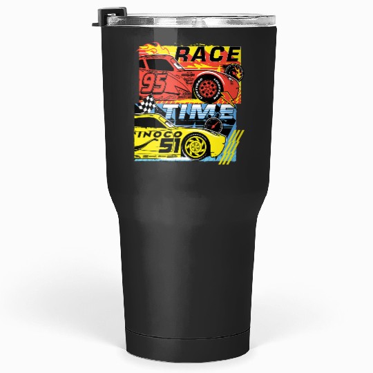 Discover Disney Pixars Cars 3 McQueen And Cruz Race Time Chest Tumblers 30 oz