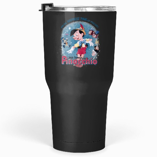 Disney Pinocchio For The Happiest Time In Your Life Retro Tumblers 30 oz