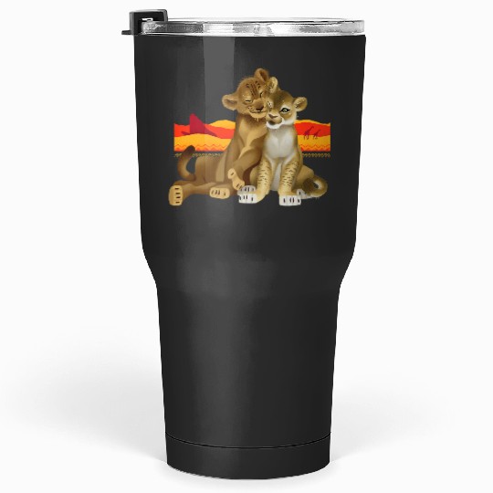 Disney The Lion King Young Simba Nala Live Action Tumblers 30 oz