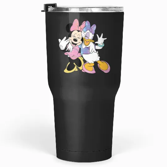 Womens Disney Minnie Mouse and Daisy Duck Best Friends VNeck Tumblers 30 oz