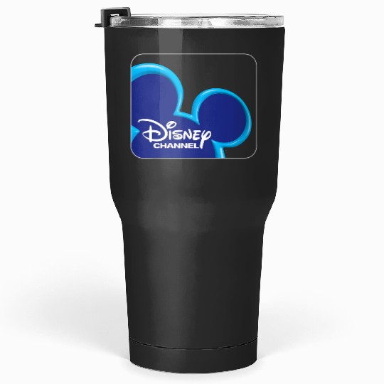 Disney Channel  Mickey Mouse Blue Retro 2000s Logo Tumblers 30 oz