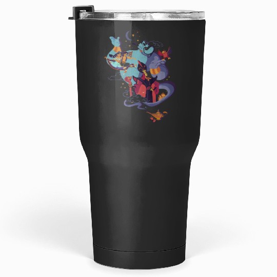 Disney Aladdin Vintages Group Shot Night Portrait Premium Tumblers 30 oz