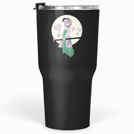 White Anemone (Kagura) Art Print: Disney Mulan Anime Mushu, Mulan and Mushu Tumblers 30 oz