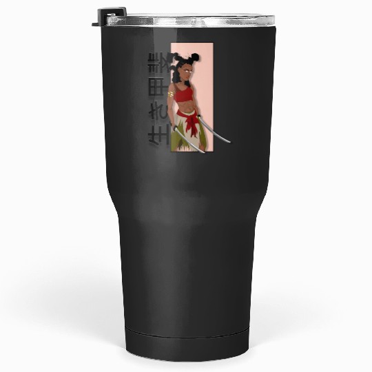 Red Anime Girl and Dragon design  : Disney Mulan Anime Mushu, Mulan and Mushu Tumblers 30 oz