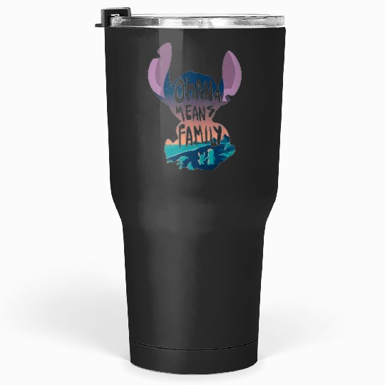 Ohana Means Family Christmas Holiday Matching Vacation Sticker, Stitch Eras Tour , Stitch Shirt, Disney Land Lilo and Stitch Tumblers 30 oz