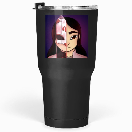Katana Girl Sticker: Disney Mulan Anime Mushu, Mulan and Mushu Tumblers 30 oz