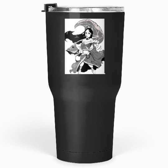 Mushu Dragon One Line Art Bucket Hat: Disney Mulan Anime Mushu, Mulan and Mushu Tumblers 30 oz