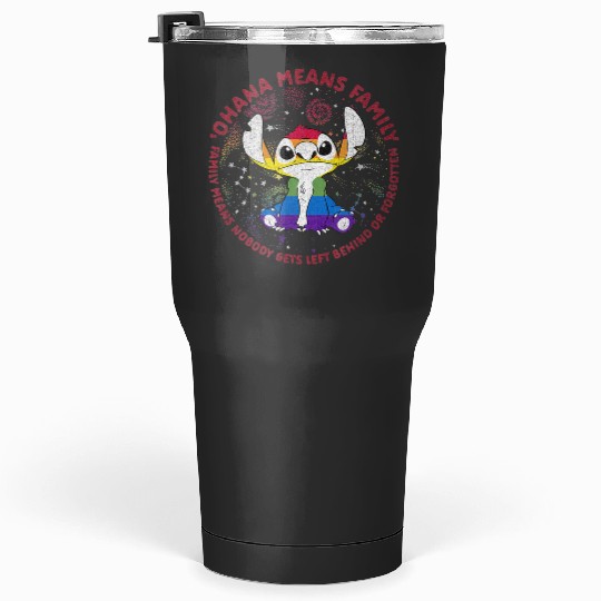 Ohana Means Family Pride Circle    , Stitch Eras Tour , Stitch Shirt, Disney Land Lilo and Stitch Tumblers 30 oz
