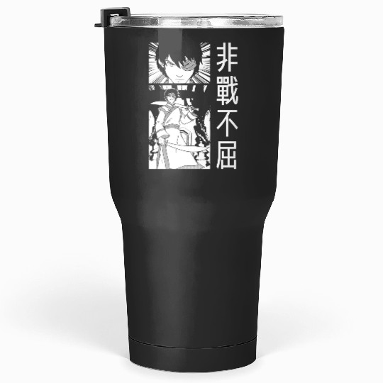 Anime Swords Girl Fighting Streetwear  : Disney Mulan Anime Mushu, Mulan and Mushu Tumblers 30 oz