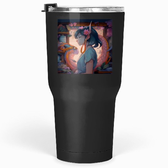Avatar the Last Airbender: Disney Mulan Anime Mushu, Mulan and Mushu Tumblers 30 oz