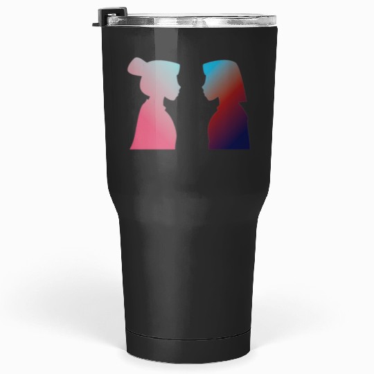 warrior princess 01 Sticker: Disney Mulan Anime Mushu, Mulan and Mushu Tumblers 30 oz