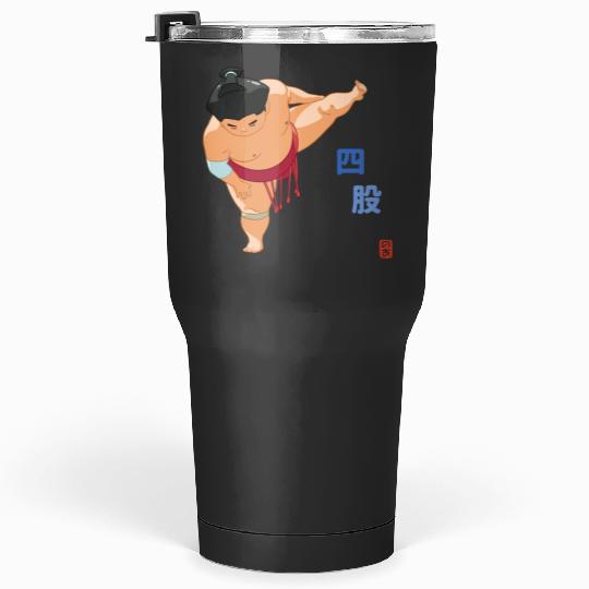 Samurai warrior with katana sword fighting stance Sticker: Disney Mulan Anime Mushu, Mulan and Mushu Tumblers 30 oz