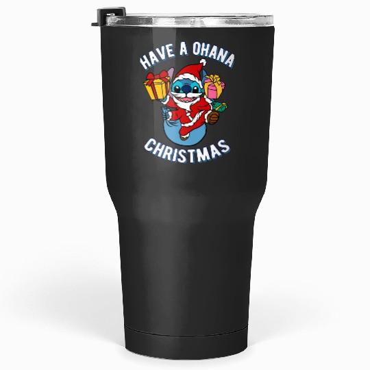 Santa�s little helper Stitch fan art Sticker, Stitch Eras Tour , Stitch Shirt, Disney Land Lilo and Stitch Tumblers 30 oz