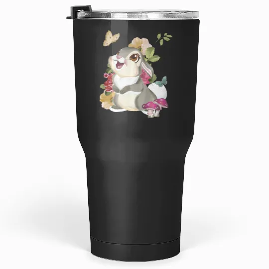 disney bambi thumper floral portrait long sleeve Tumblers 30 oz