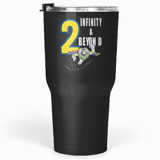 Discover disney Pixars toy story buzz lightyear fly quote graphic Tumblers 30 oz