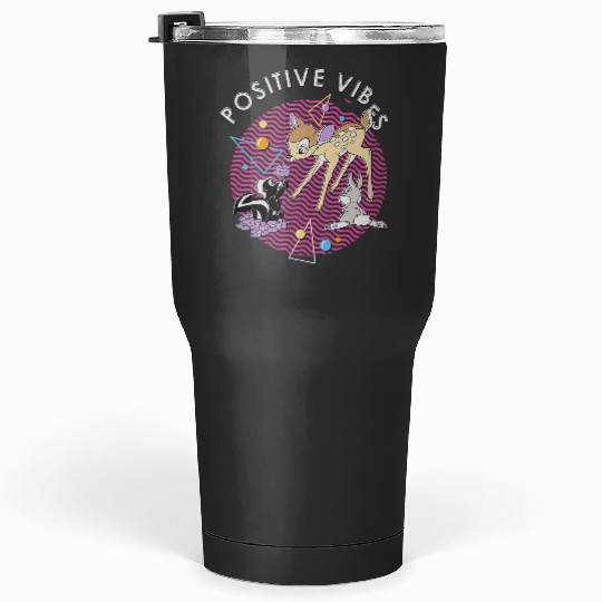 disney bambi thumper and flower positive vibes 90s Tumblers 30 oz
