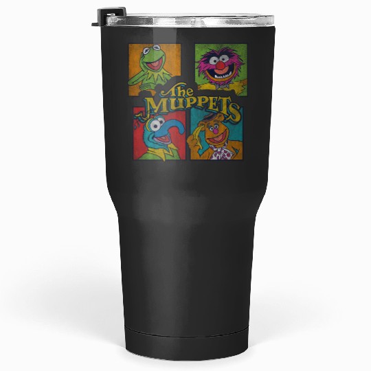Disneys muppets group shot box up sweat Tumblers 30 oz