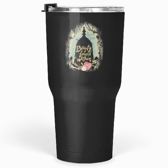 Disneys beauty and beast is found within graphic Tumblers 30 oz