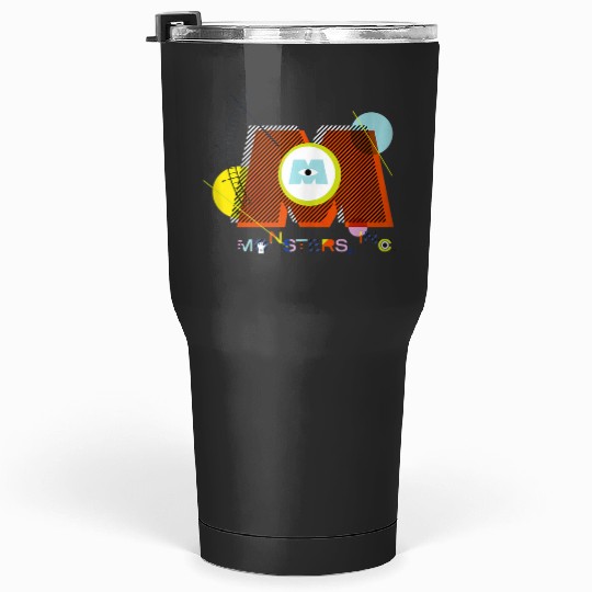 Disneys Pixars monsters inc pop art logo Tumblers 30 oz