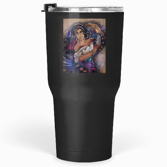 Esmeralda  : Disney princess tattoo Shirt,  Princess tattoo vintage t shirt, Disney princess tattoo Gift Fan S-5XL Tumblers 30 oz