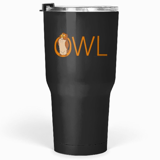 Disney Winnie the Pooh Owl Lettering Tumblers 30 oz