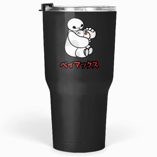 Disneys big hero 6 baymax hairy baby kanji premium Tumblers 30 oz