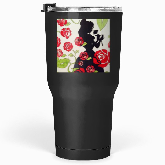 Beauty and the beast  2: Disney princess tattoo Shirt,  Princess tattoo vintage t shirt, Disney princess tattoo Gift Fan S-5XL Tumblers 30 oz