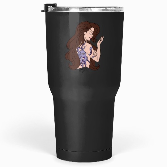 Transformed  : Disney princess tattoo Shirt,  Princess tattoo vintage t shirt, Disney princess tattoo Gift Fan S-5XL Tumblers 30 oz