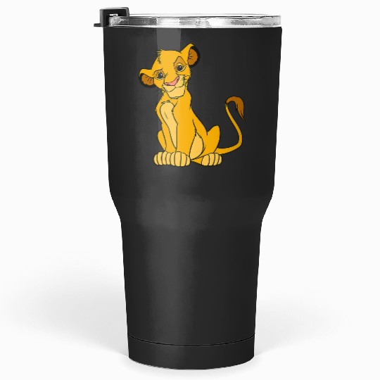 Disney The Lion King Young Simba Sitting Up Tumblers 30 oz