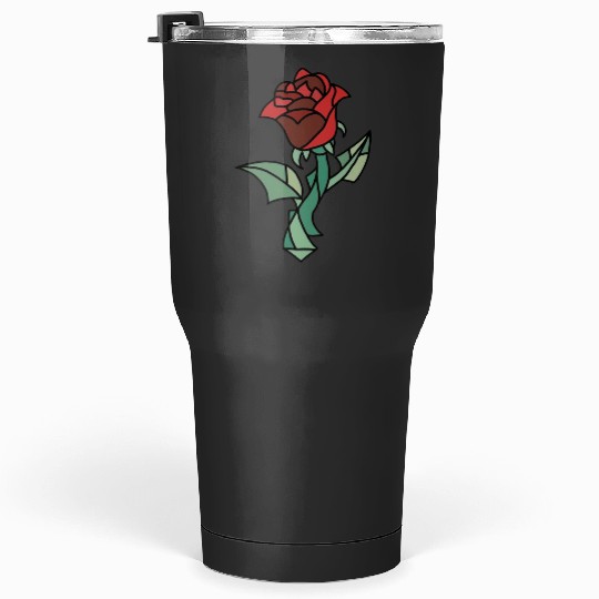 stained glass style rose  : Disney princess tattoo Shirt,  Princess tattoo vintage t shirt, Disney princess tattoo Gift Fan S-5XL Tumblers 30 oz