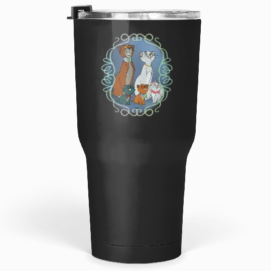 Womens Disneys Aristocats Scroll VNeck Tumblers 30 oz