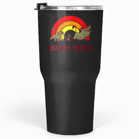 womens Disneys lion king warm rainbow hakuna matata Tumblers 30 oz