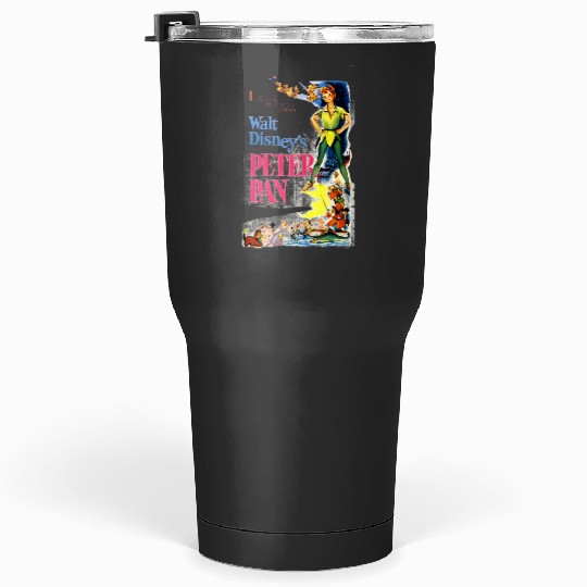 Disneys Peter Pan Vintages Cartoon Swea Swea Tumblers 30 oz