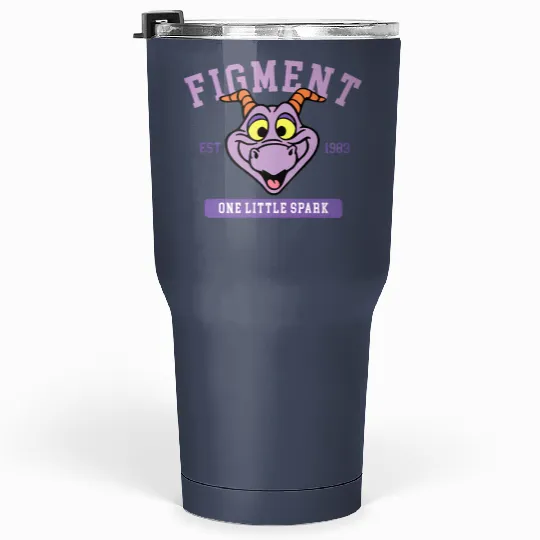 Disney Figment Tumblers 30 Oz, Purple Dragon Tumblers 30 Oz, Figment Est 1983 Tumblers 30 Oz